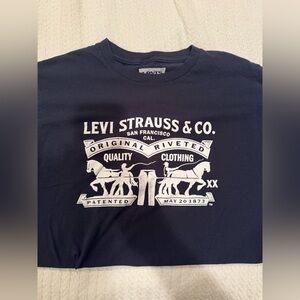 Levi White Vintage Logo T-Shirt